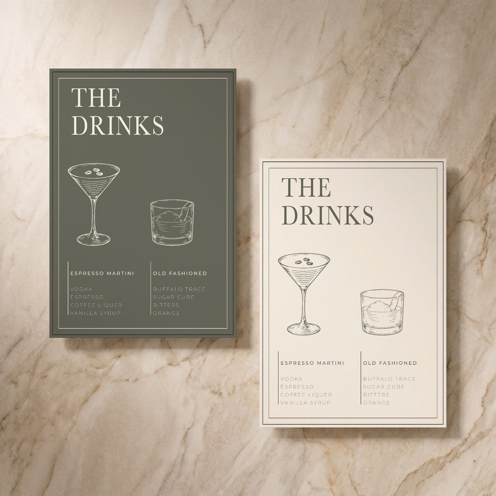 Heritage Drinks List by Gild & Ink – view 5