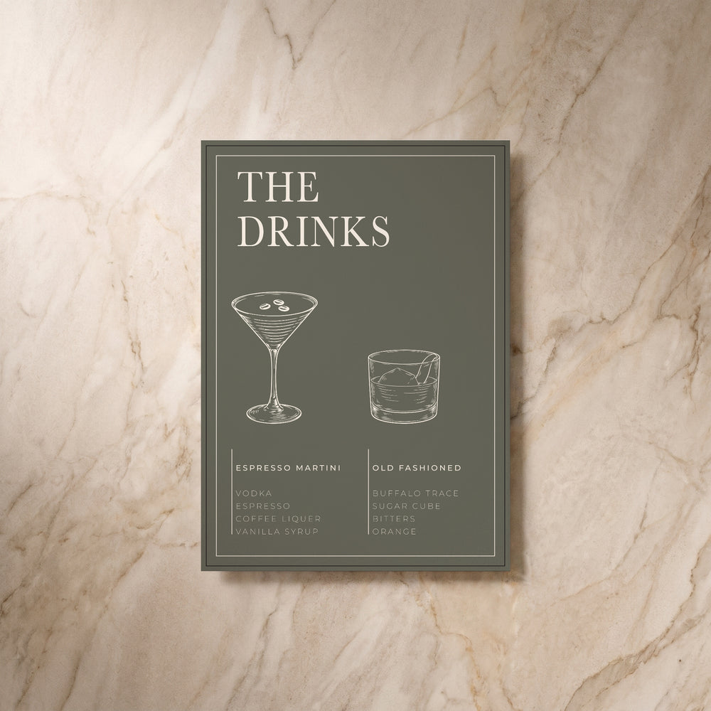Heritage Drinks List by Gild & Ink – view 3