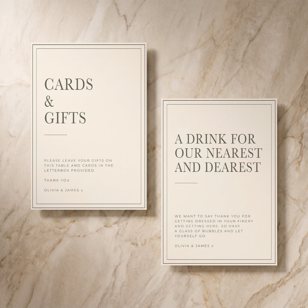 Heritage Table Signage by Gild & Ink – view 5