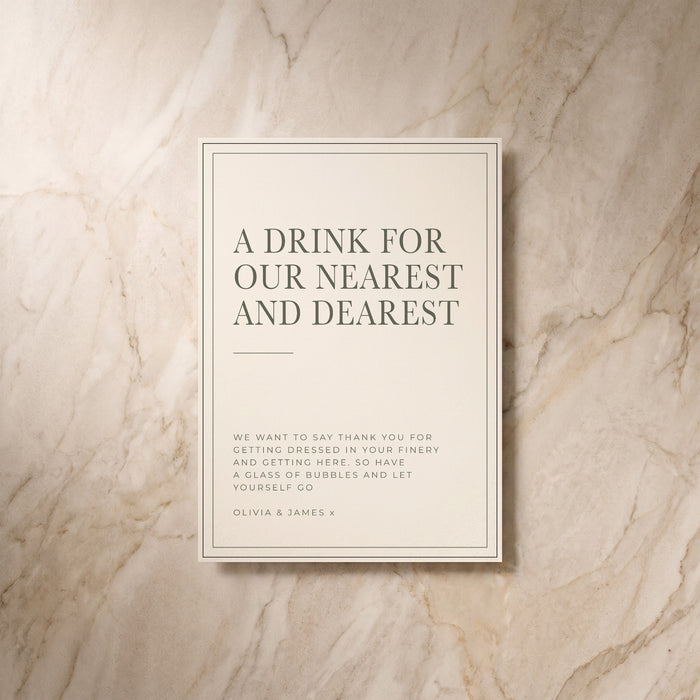 Heritage Table Signage by Gild & Ink – view 1