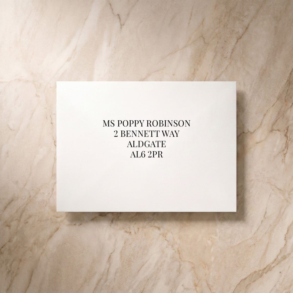 Printed return envelope