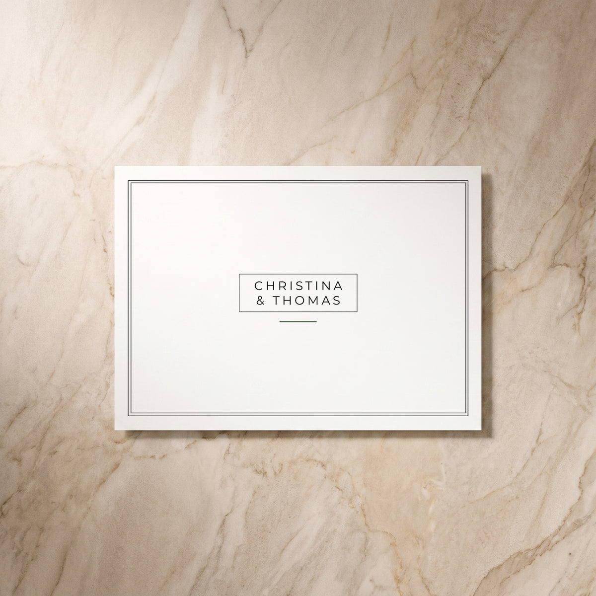 Simplicity wedding RSVP card, reverse design, designed and printed in Suffolk