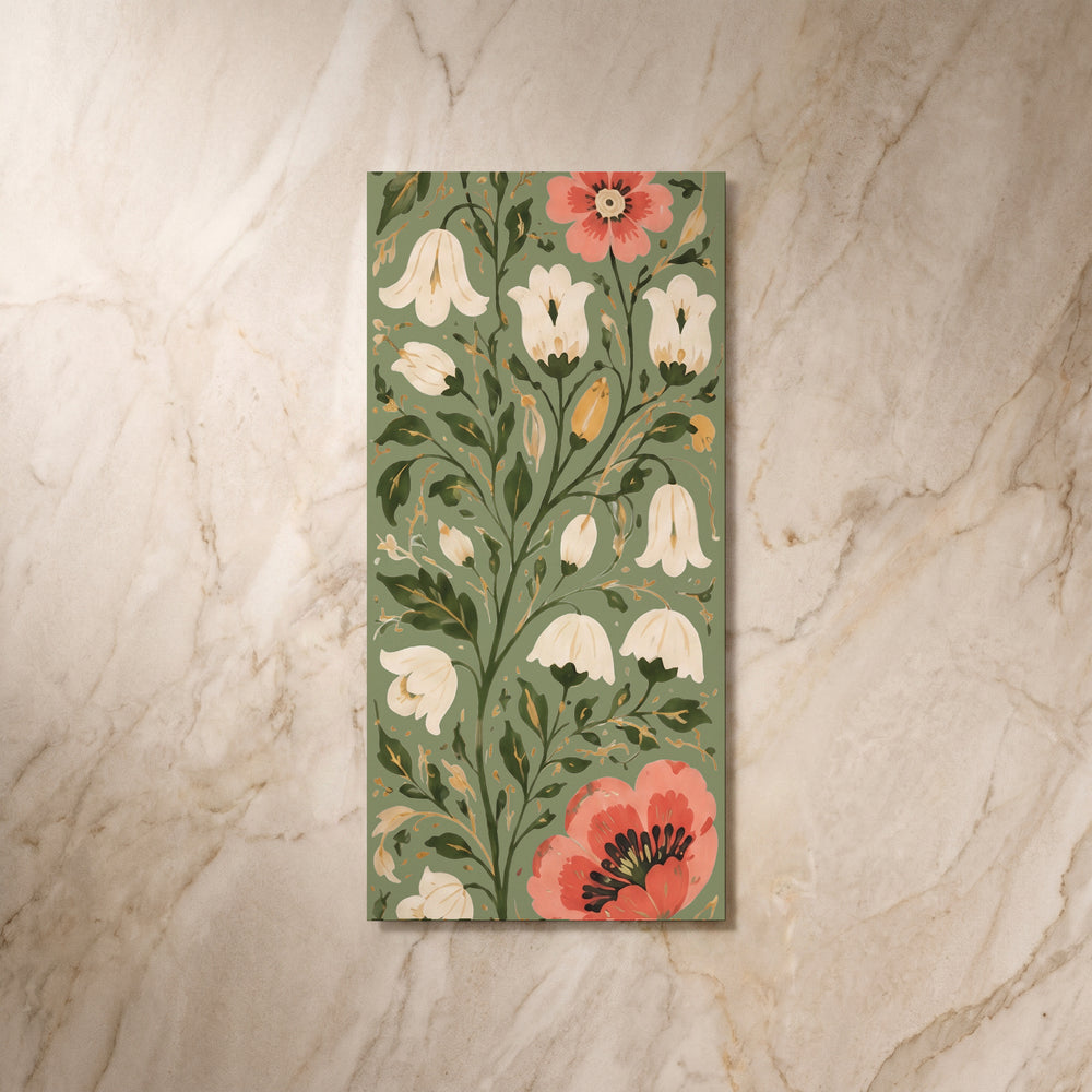 Wild Meadow wedding menu, back view