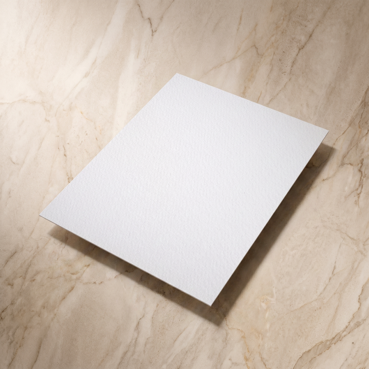 Amalfi save the date card, reverse shown at an angle, designed and printed in Suffolk